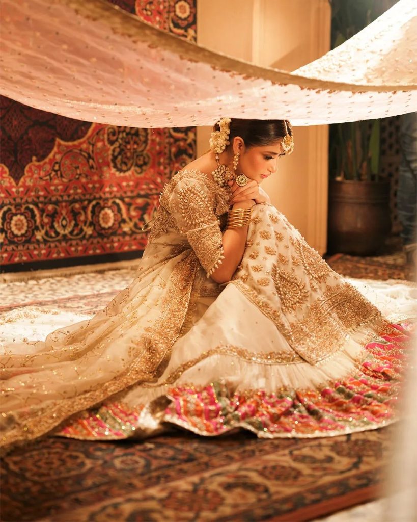 Sajal Aly Ethereal Latest Bridal Shoot For Aisha Imran