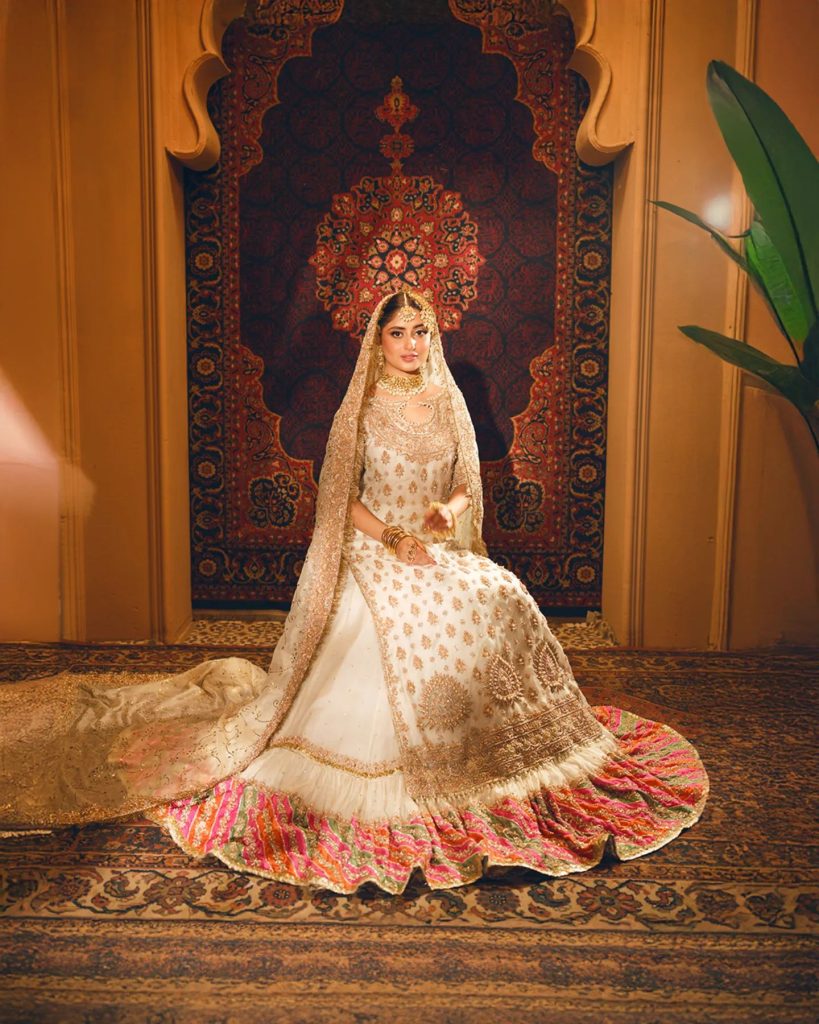 Sajal Aly Look Ethereal In Latest Bridal Shoot For Aisha Imran