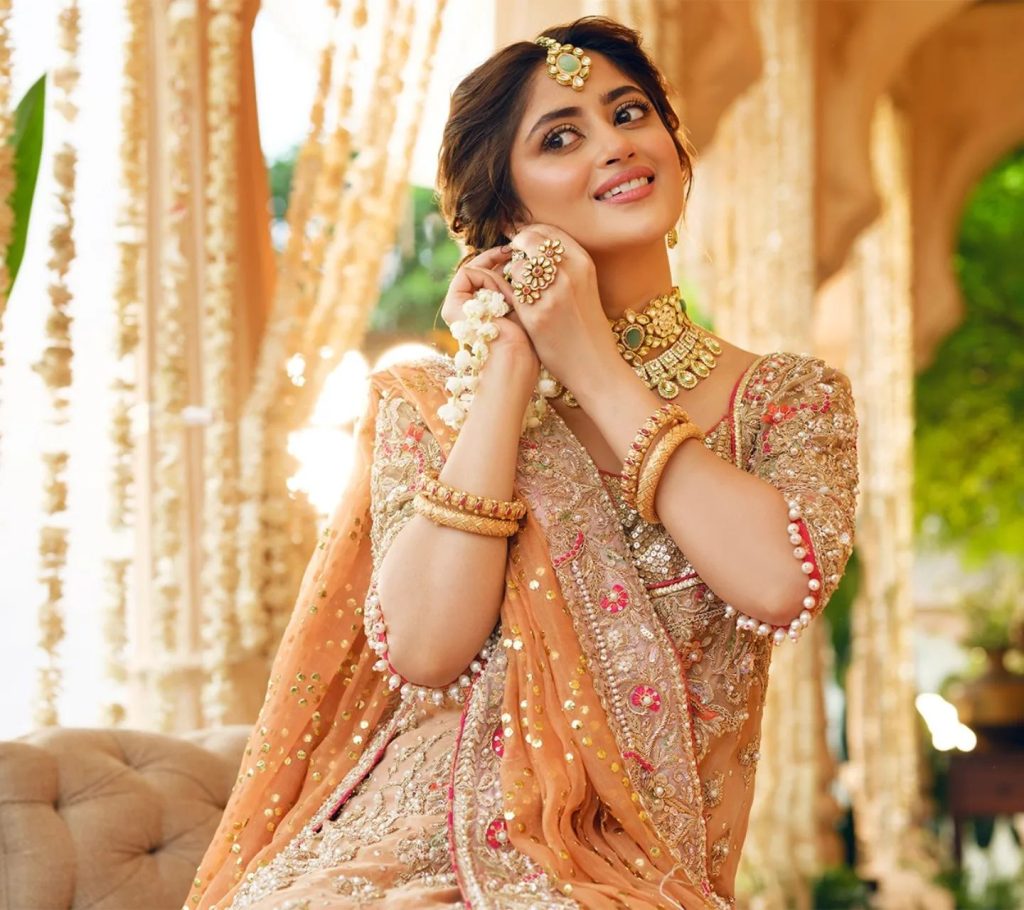 Sajal Aly Look Ethereal In Latest Bridal Shoot For Aisha Imran