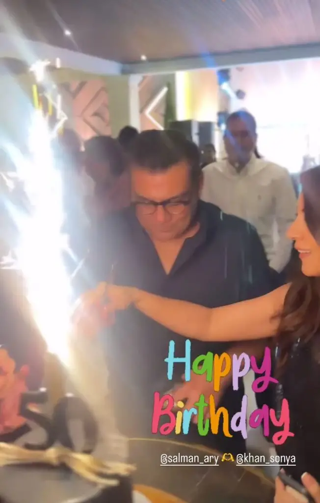 Celebrities Spotted At Salman Iqbal's 50th Birthday