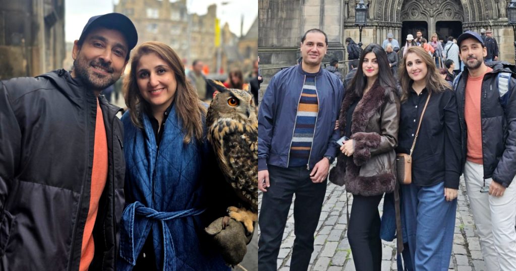 Sami Khan Exploring London With Wife Shanzay Khan