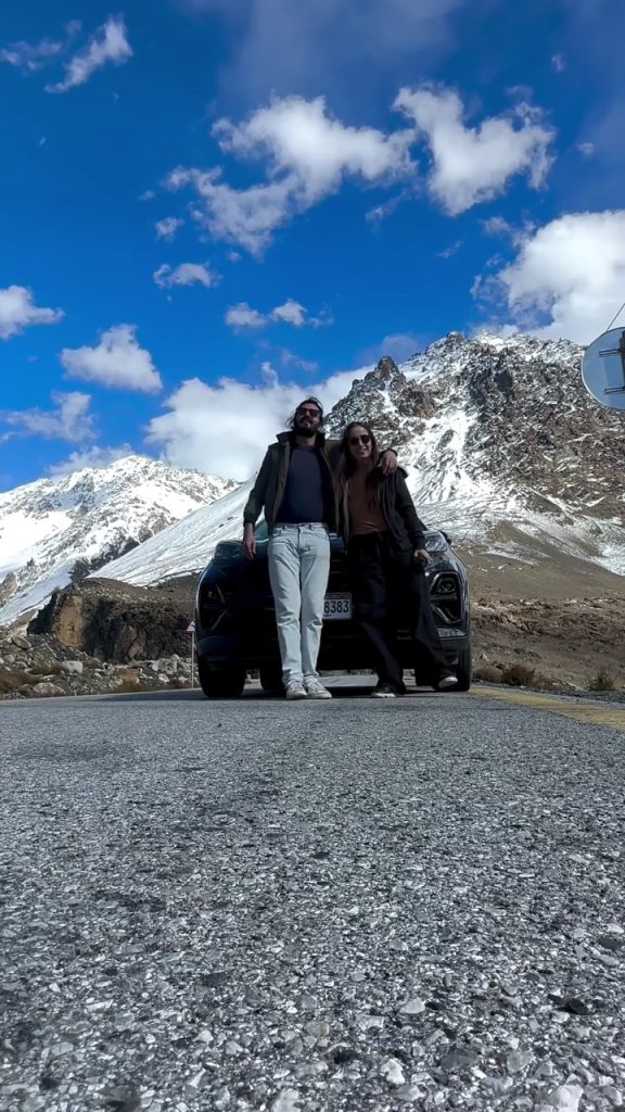 Shahzad Sheikh With Wife Hina Mir In Hunza Valley