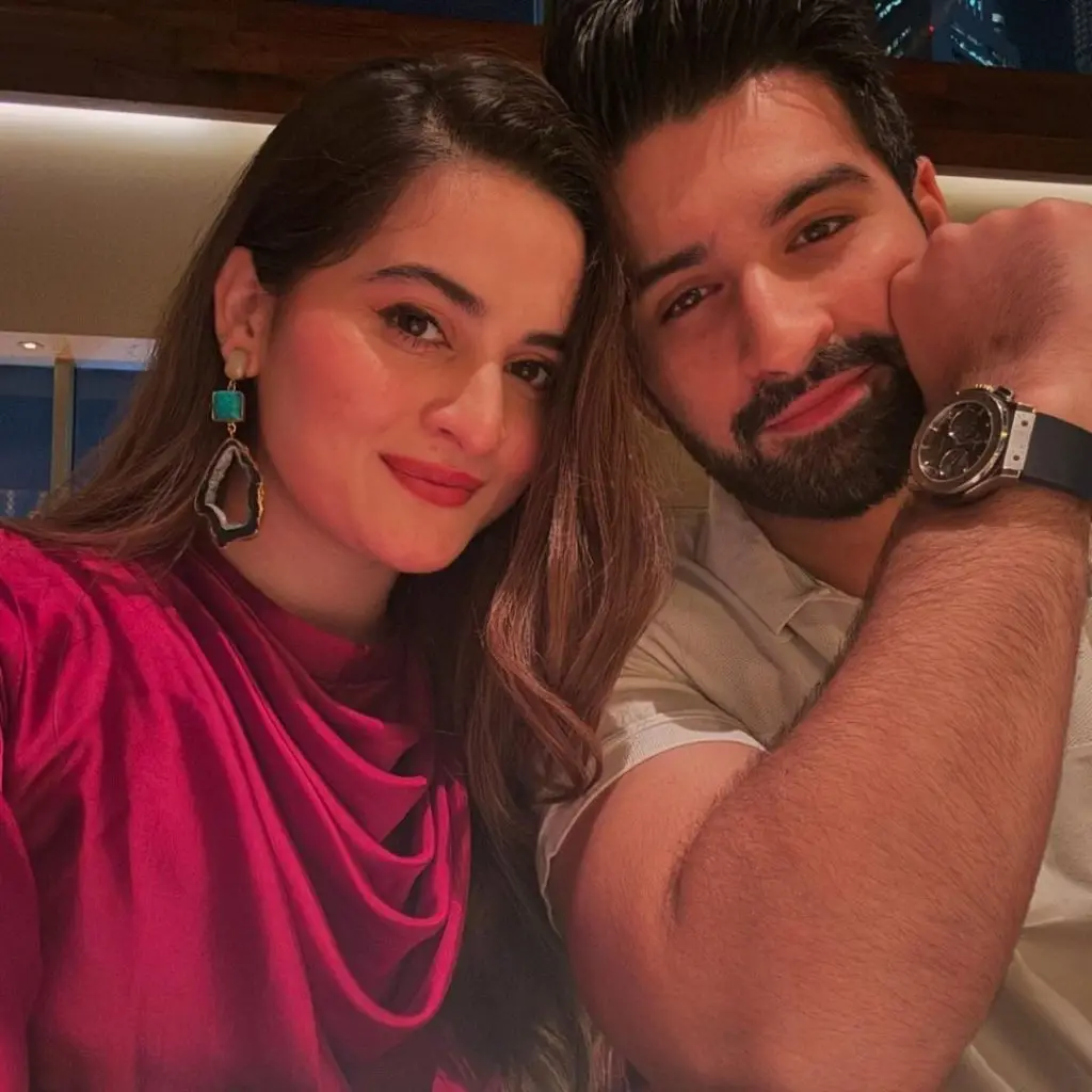 Aiman Khan and Muneeb Butt Pictures from Dubai