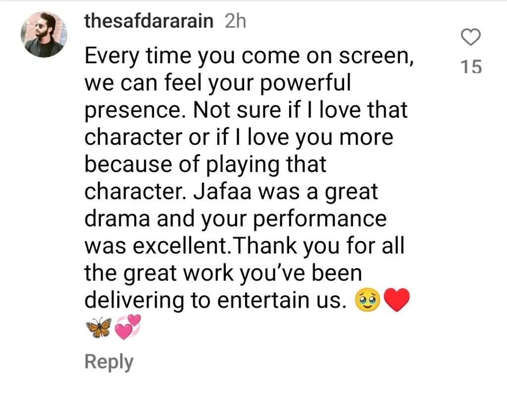 Sehar Khan Thanks Fans For Loving Jafaa