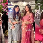 aiman-khan-and-minal-khan-spotted-at-a-family-wedding