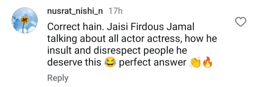 Mahira Khan's Recent Statement About Firdous Jamal