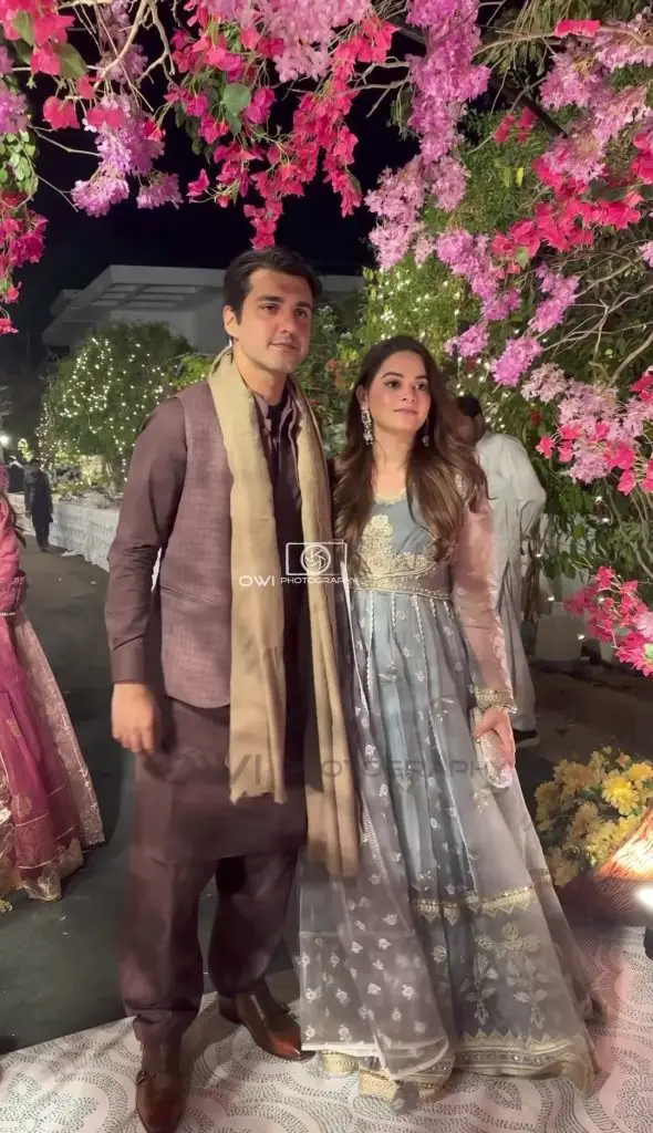 Aiman Khan and Minal Khan Spotted At a Family Wedding