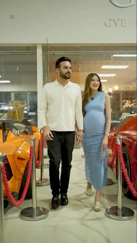 Aymen Saleem's Baby Gender Reveal Video