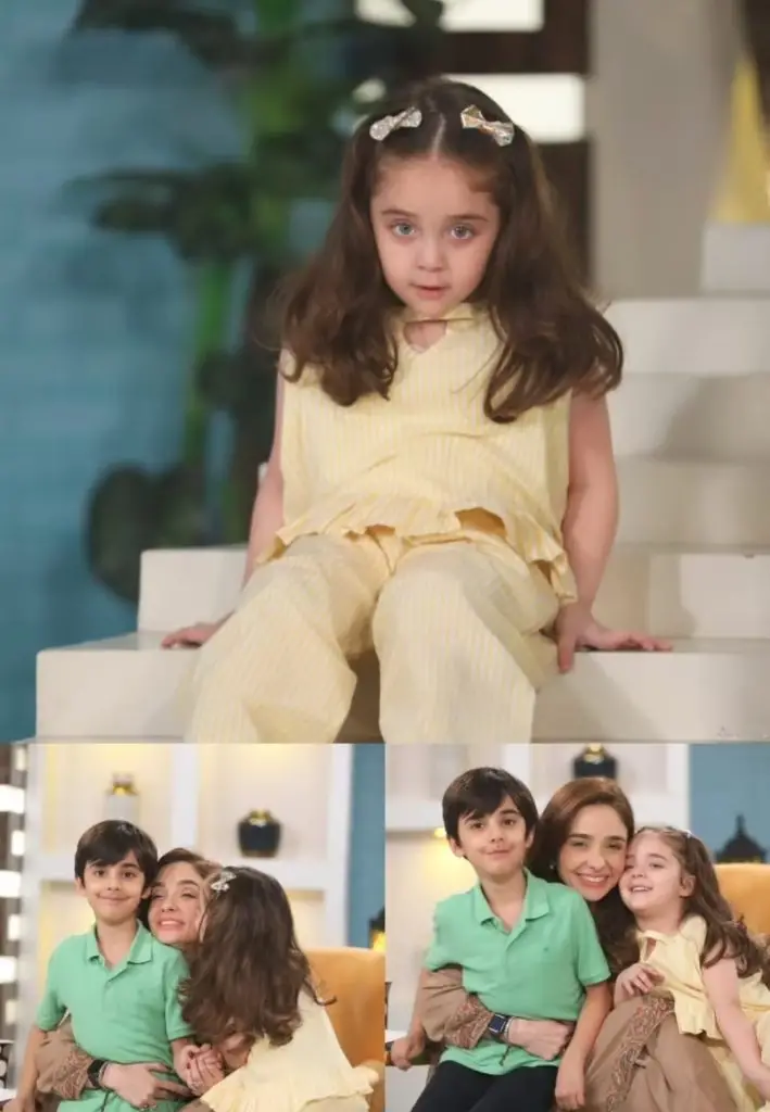 Juggan Kazim Adorable Pictures with Her Kids