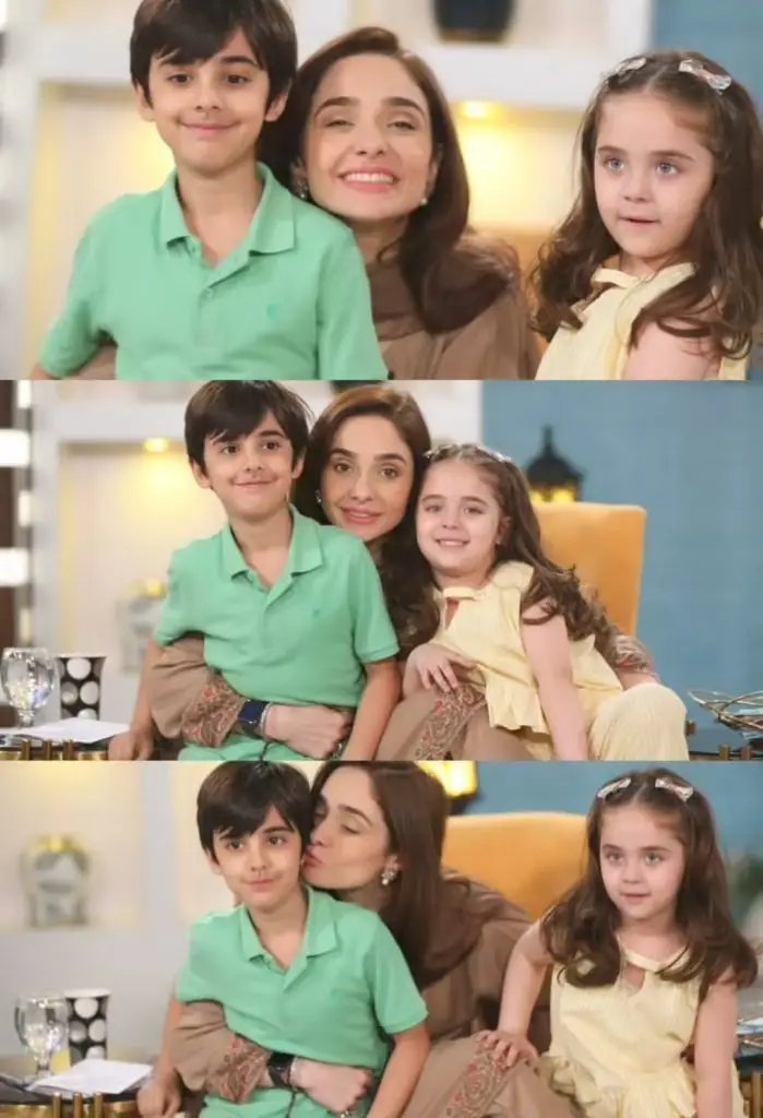 Juggan Kazim Adorable Pictures with Her Kids