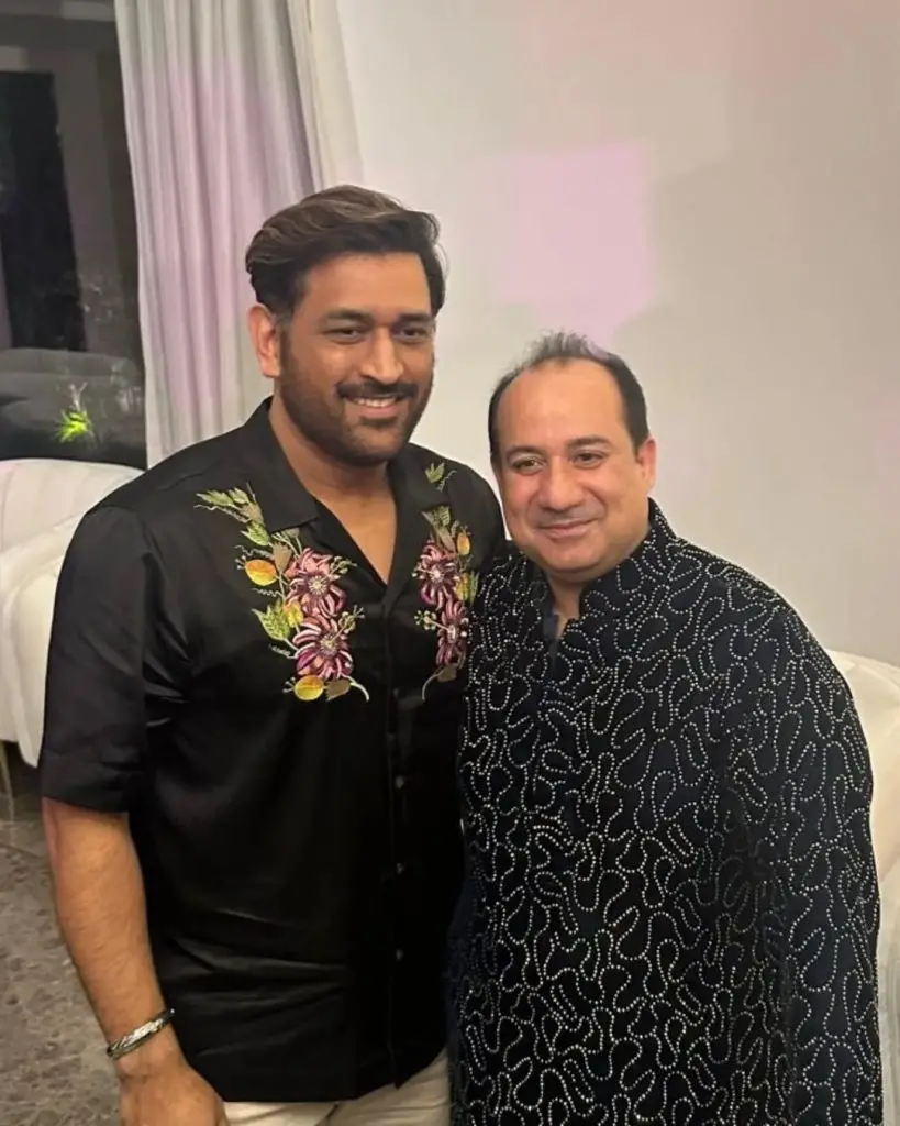 Rahat Fateh Ali Khan Showers MS Dhoni With Admiration