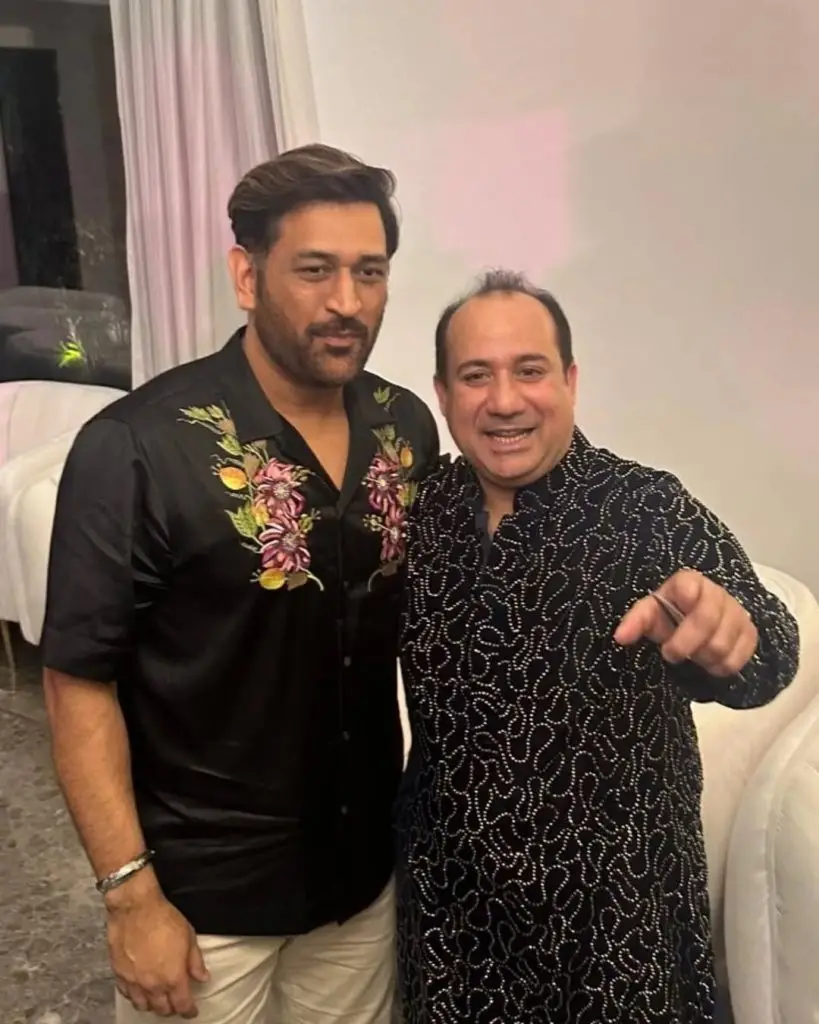 Rahat Fateh Ali Khan Showers MS Dhoni With Admiration