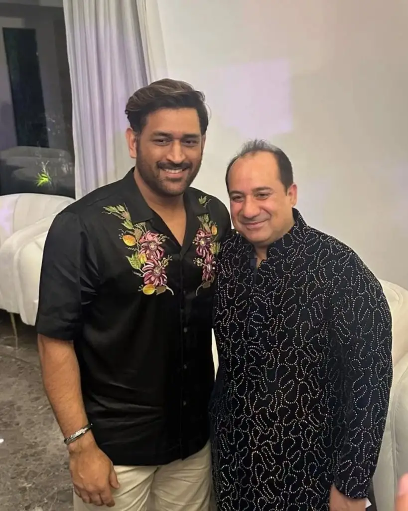 Rahat Fateh Ali Khan Showers MS Dhoni With Admiration