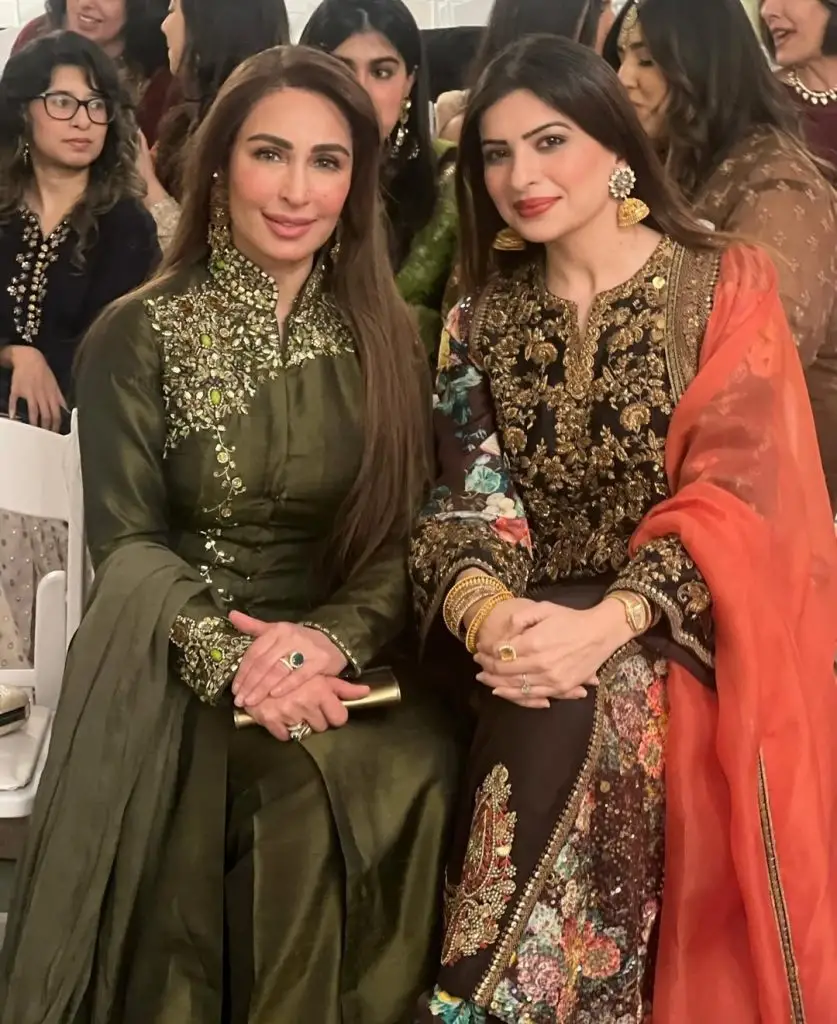 Reema Khan Attends Wedding with Husband in USA