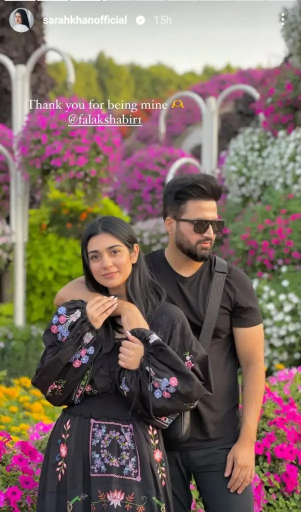 Sarah Khan's Unusual Birthday Wishes for Husband