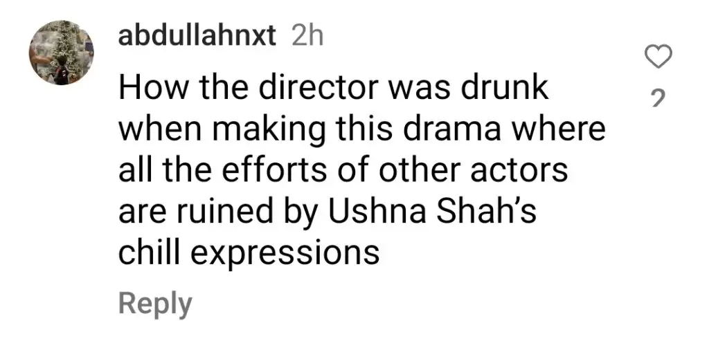 Fans Think Ushna Shah's Acting Ruined Ghair