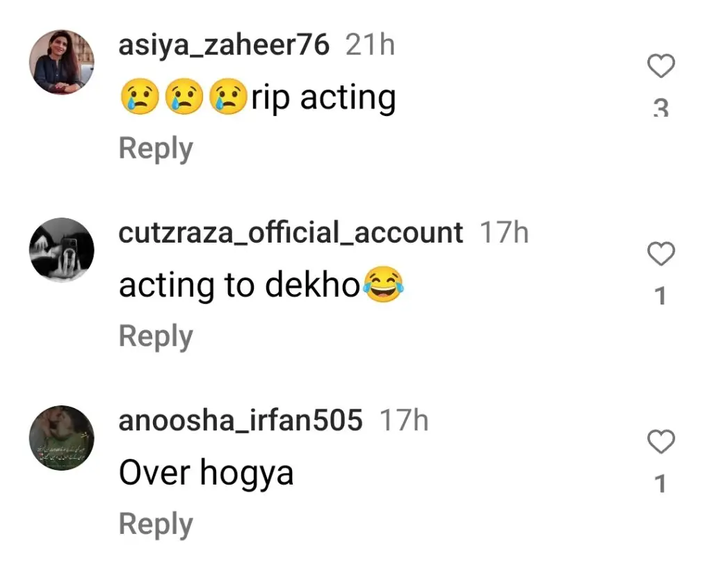 Fans Think Ushna Shah's Acting Ruined Ghair