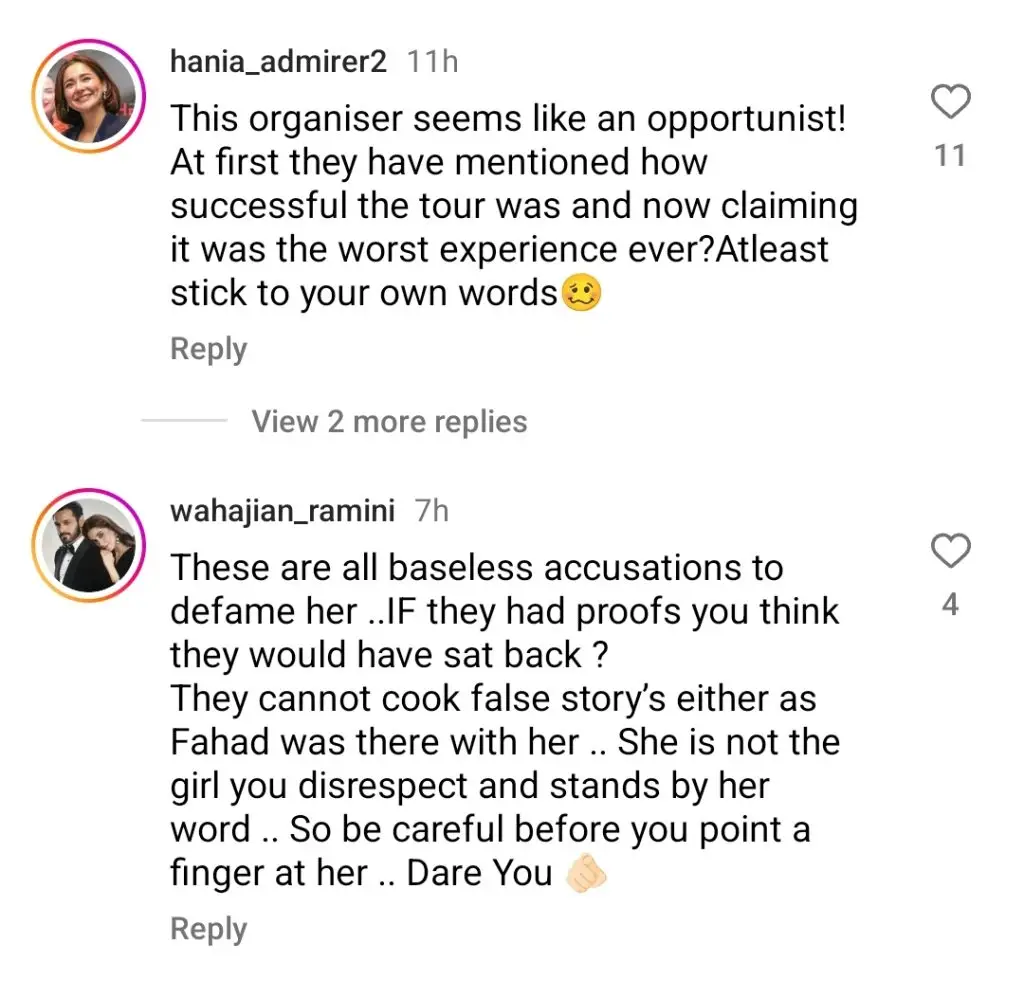 Event Organizers Speak Up On Hania Aamir Matter