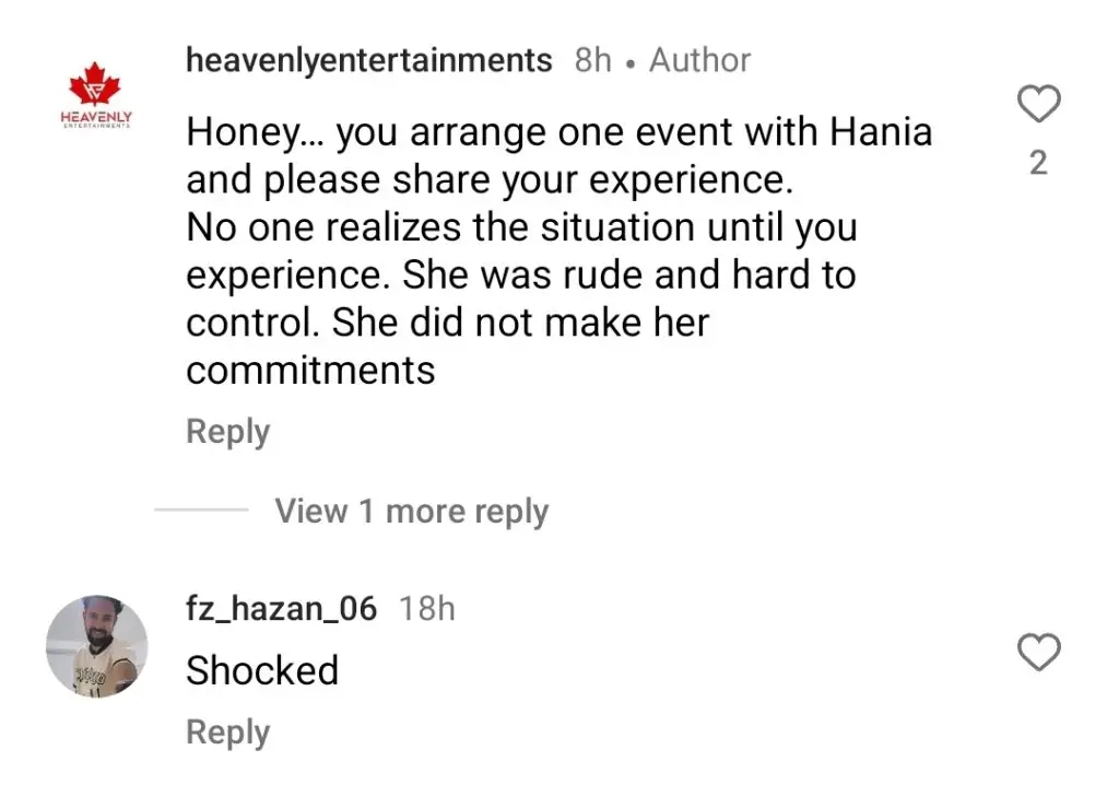 Event Organizers Speak Up On Hania Aamir Matter