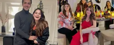 Minal Khan Shares Clicks from Star-Studded Christmas Dinner