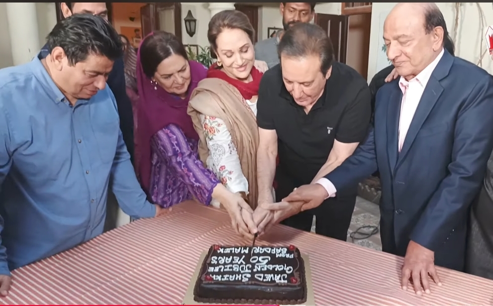 Javed Sheikh Celebrates 50 Years in Industry with Friends