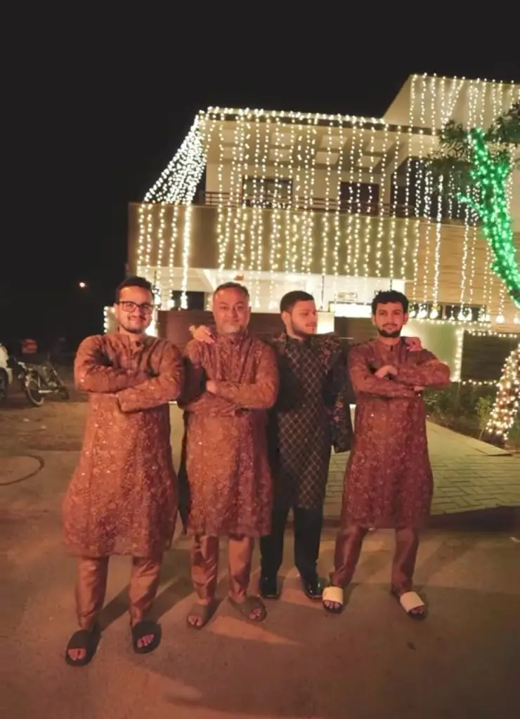 Maaz Safder Brother Hussain Safder's Mehndi Pictures