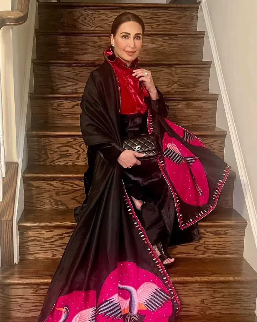 Reema Khan Attends Wedding with Husband in USA