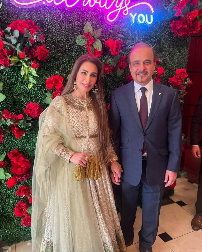 Reema Khan Attends Wedding with Husband in USA