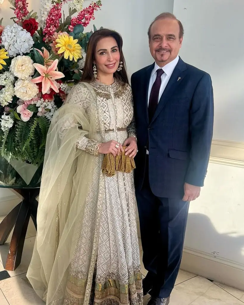 Reema Khan Attends Wedding with Husband in USA