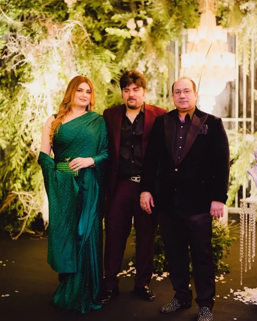 Rahat Fateh Ali Khan Spotted With Family At A Wedding