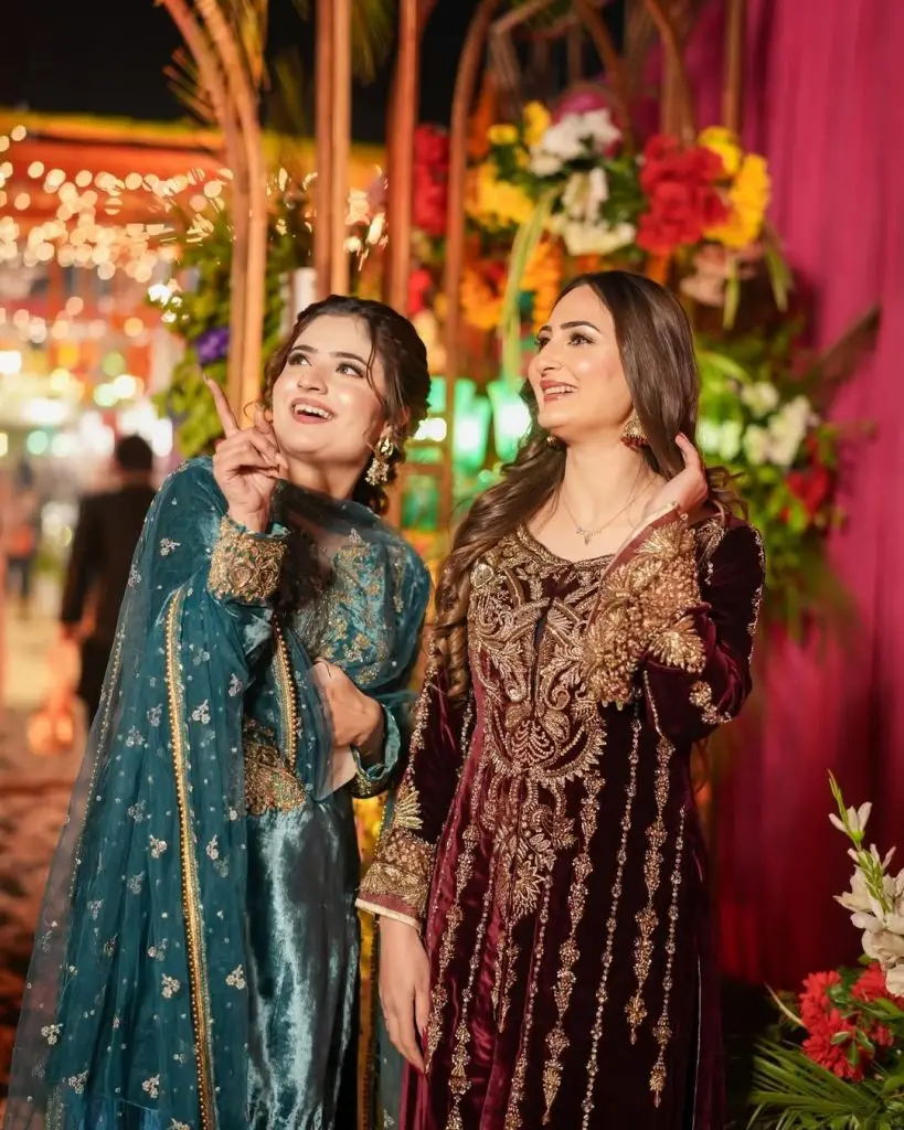 Social Media Celebrities' Pictures from Rajab Butt Mehndi