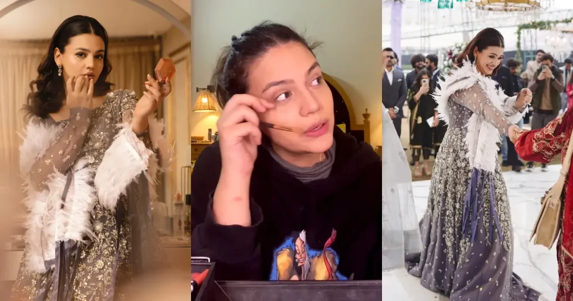 Zara Noor Abbas Criticizes Her Own Look From Brother’s Walima