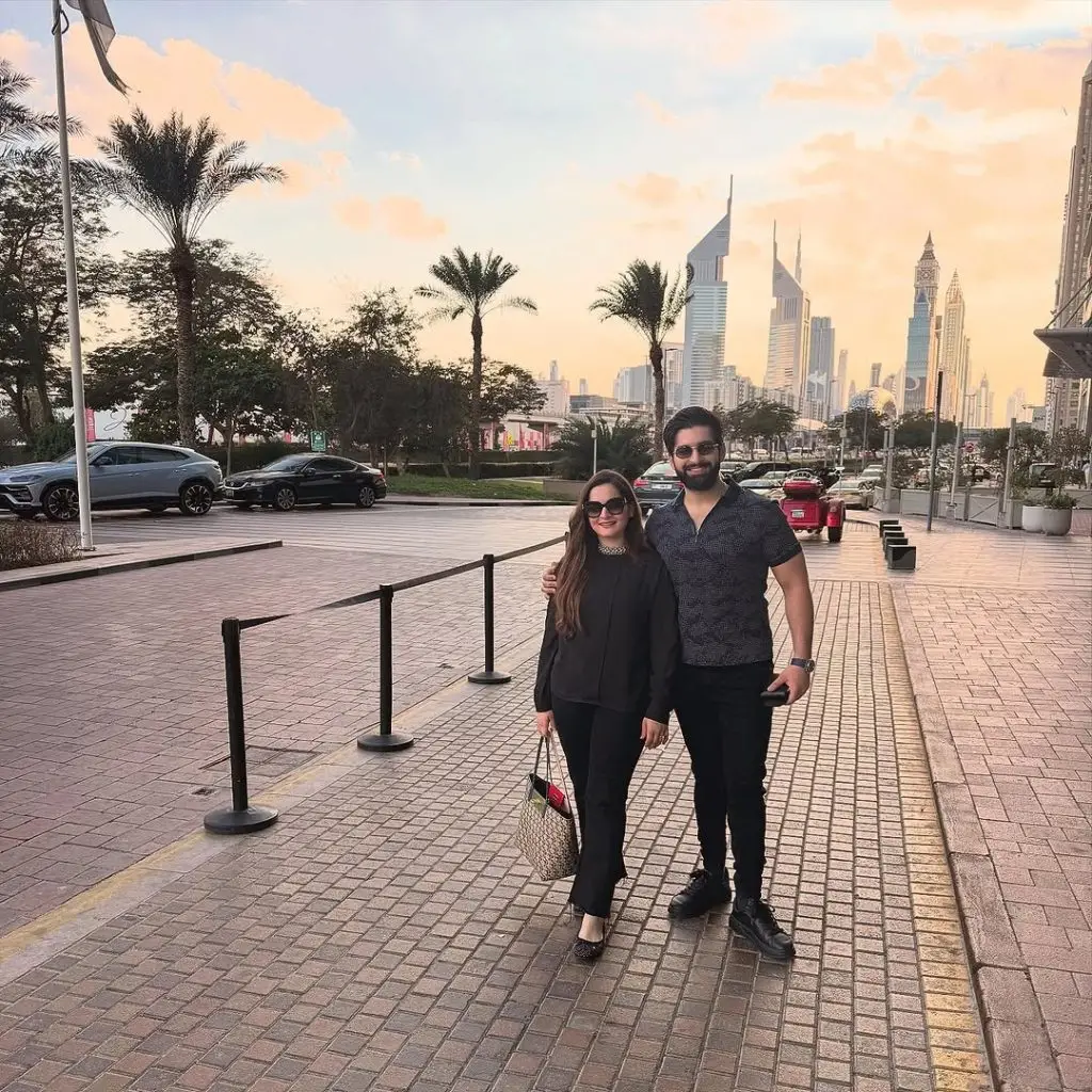 Aiman Khan & Muneeb Butt Share New Adorable Photos from Dubai