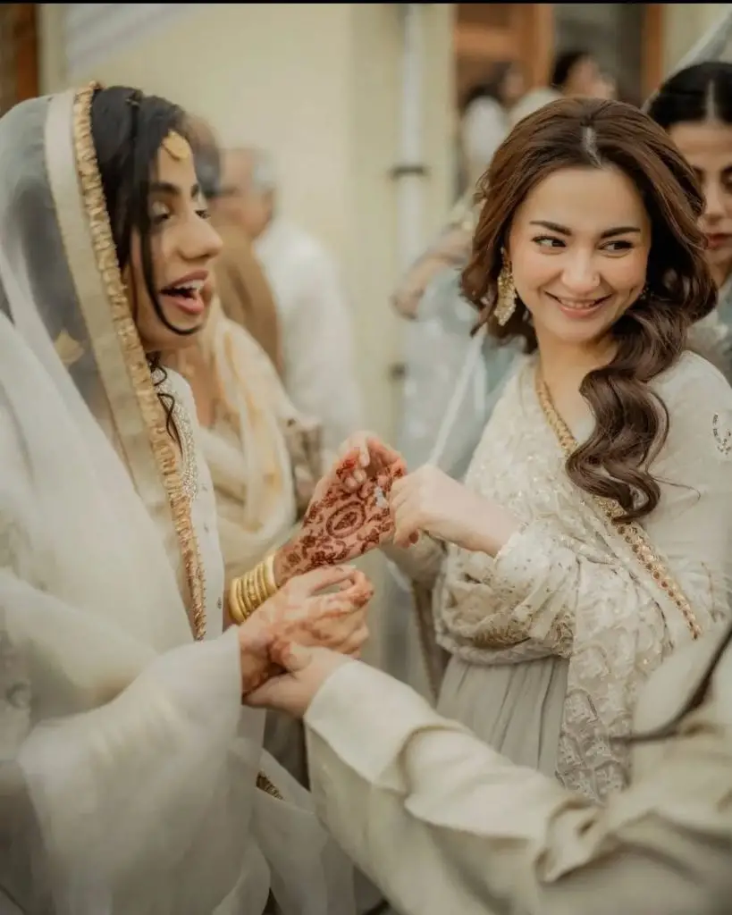 Celebrities' Pictures from Yashma Gill Sister's Nikah