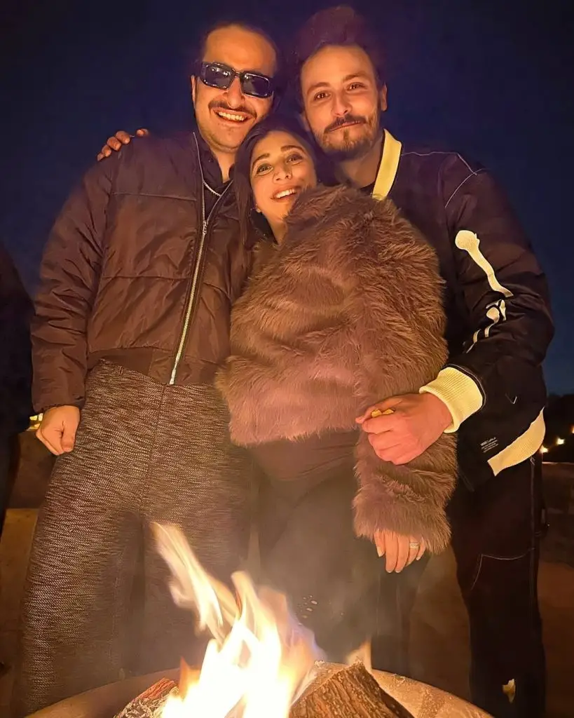 Mariyam Nafees Celebrates New Year with Husband & Friends