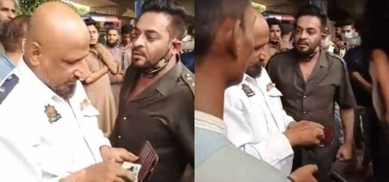 aamir liaquat traffic warden