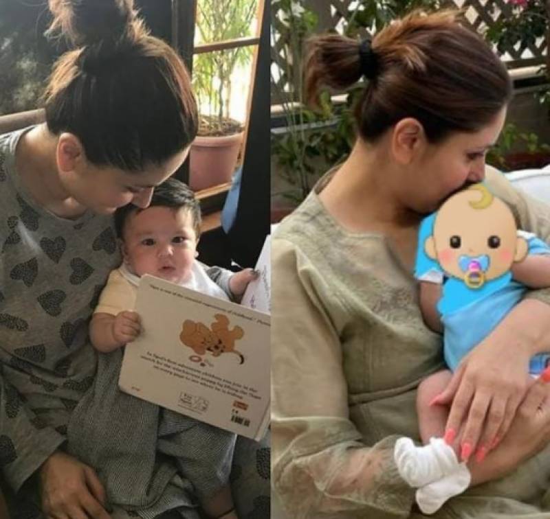 Kareena Kapoor looks epitome of contentment with Taimur & Jeh